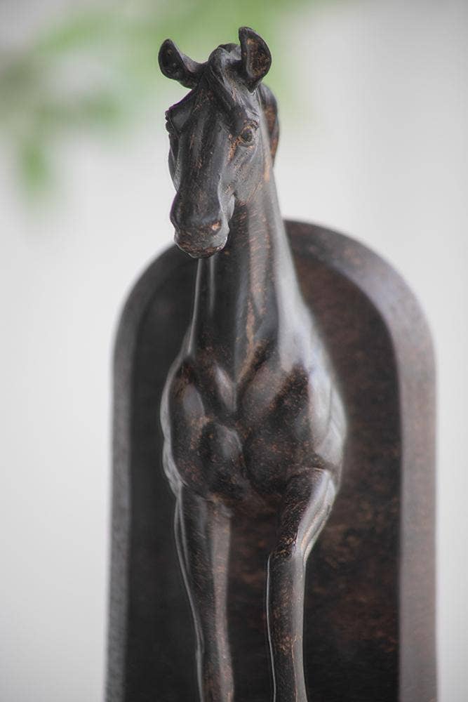 A&B Home Group Inc. – wholesale Bookend – S/2 5x3.7x10.6" Trotting Horse Bookends5