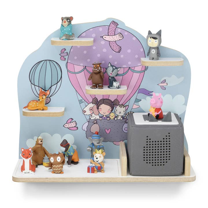 Prateleira em madeira adequada para a toniebox, médio - topo por atacado de stadtecken