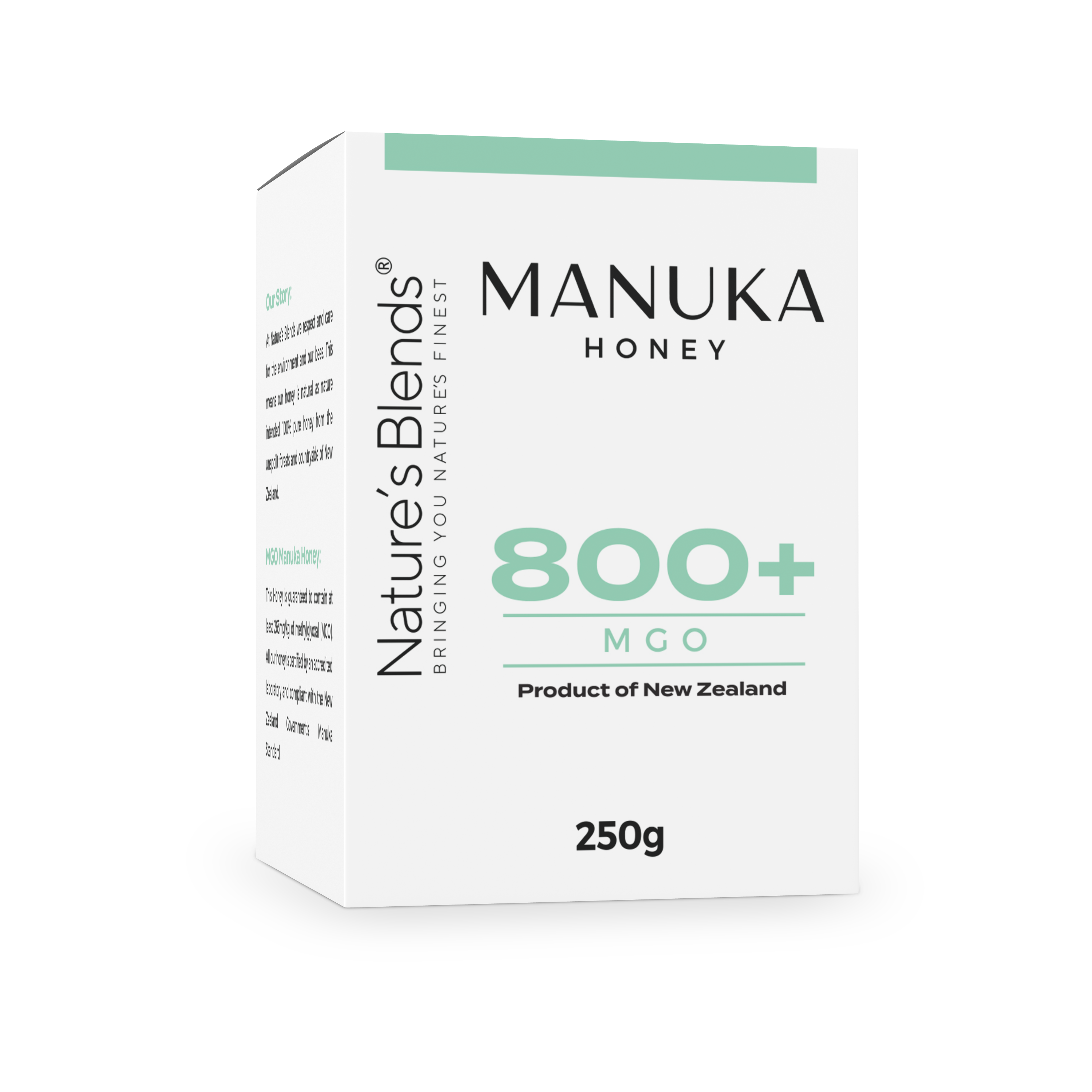 Nature’s Blends - Wholesale Honing - Manuka Honing 800+ MGO 250g1