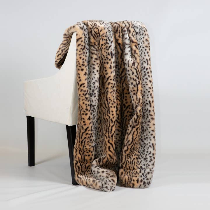 HemsidanDesign - Wholesale Throw Blanket - Throw faux fur Tiger 140 x 180 cm0