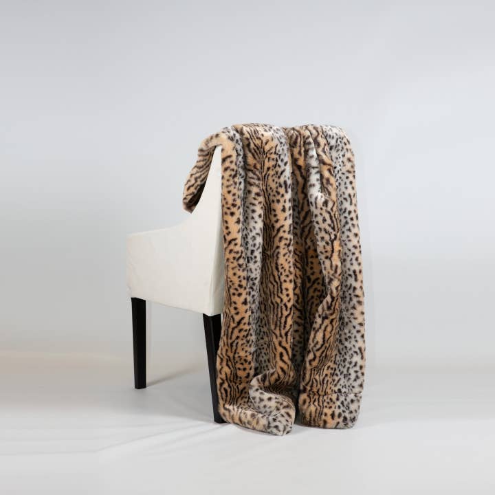 HemsidanDesign - Venta al por mayor Mantas de sofá - Manta piel sintética Tiger 140 x 180 cm