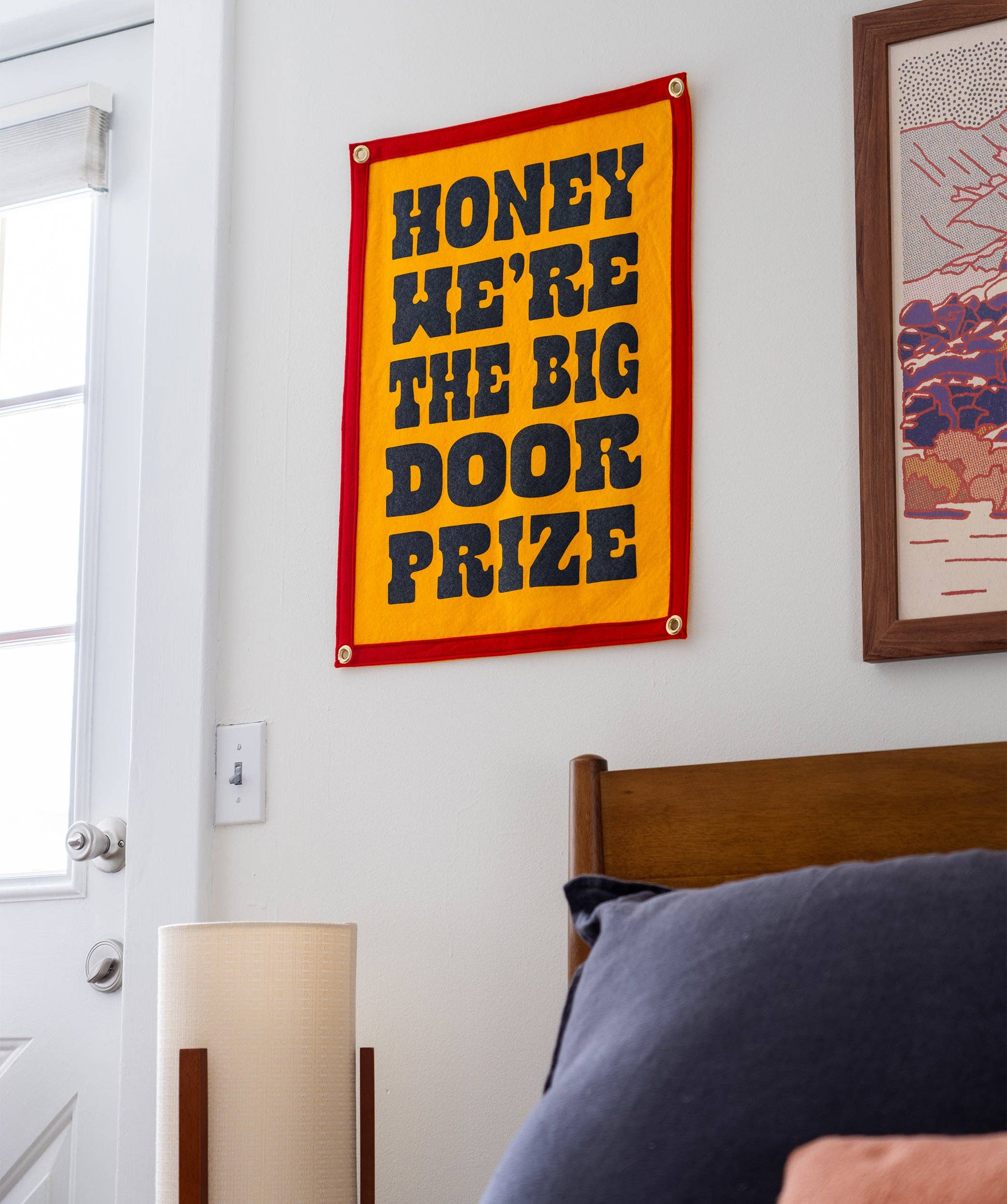 Oxford Pennant - Wholesale Flag - We're The Big Door Prize Camp Flag • John Prine x Oxford Pennant1