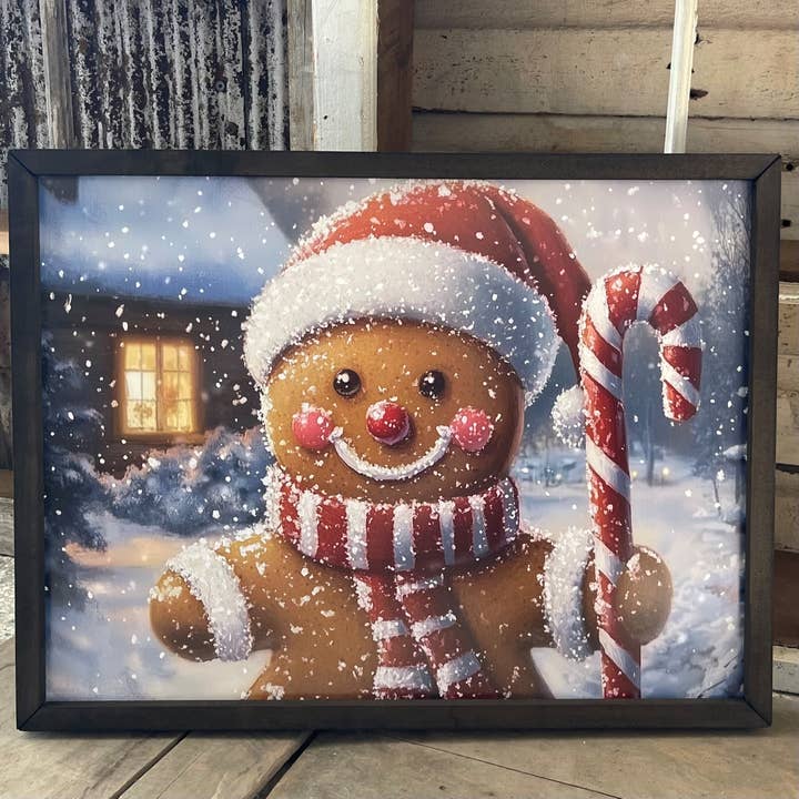 HMK166 Peperkoek Close-up Box Frame voor wholesale door JanMichaels Art & Home