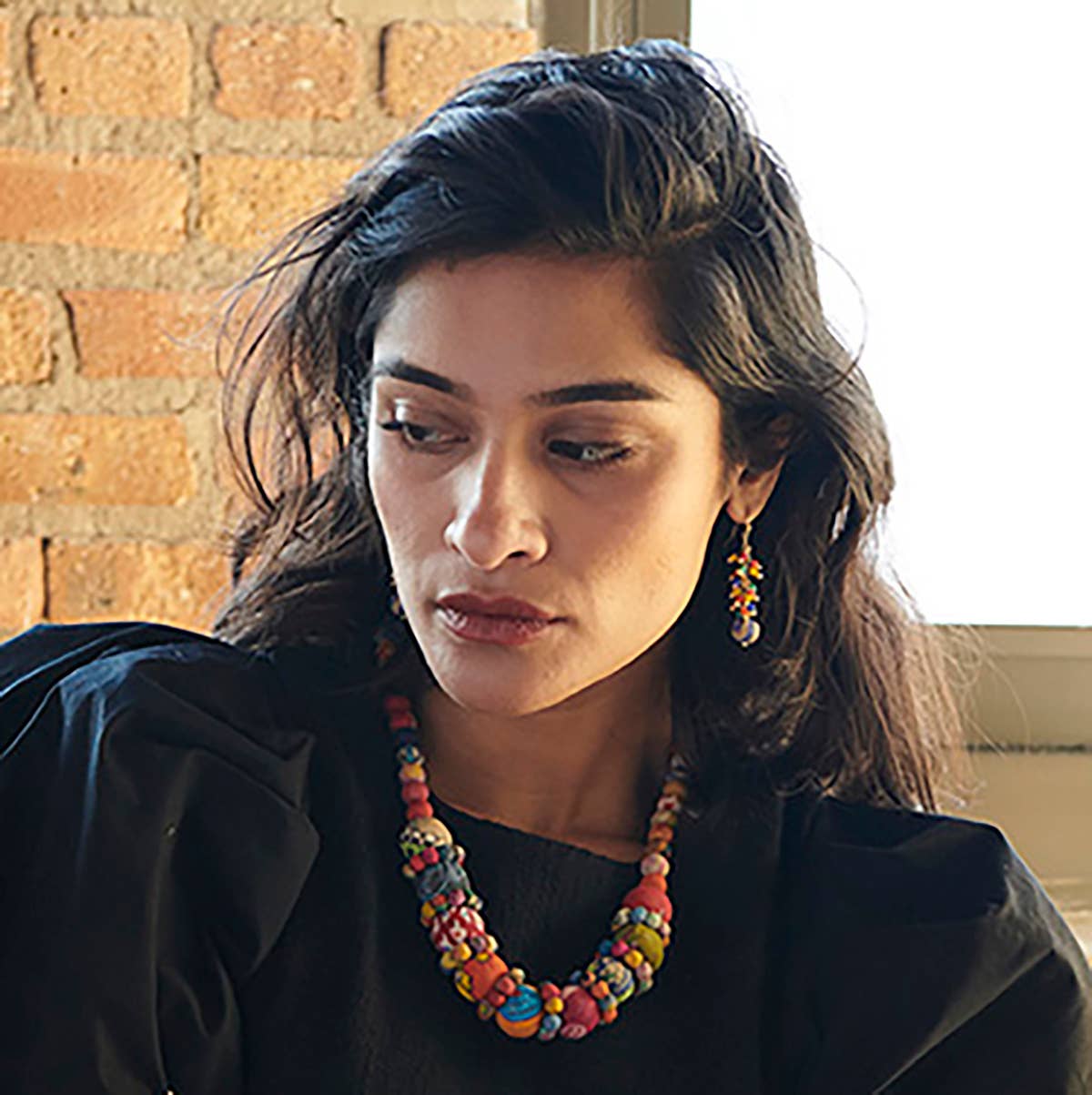 WorldFinds - Wholesale Dangle Earrings - Confetti Kantha Cluster Earrings1