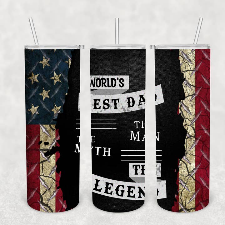 Worlds Best Dad, Drapeau - Grossiste pour la vente par Goalie Mom Designs