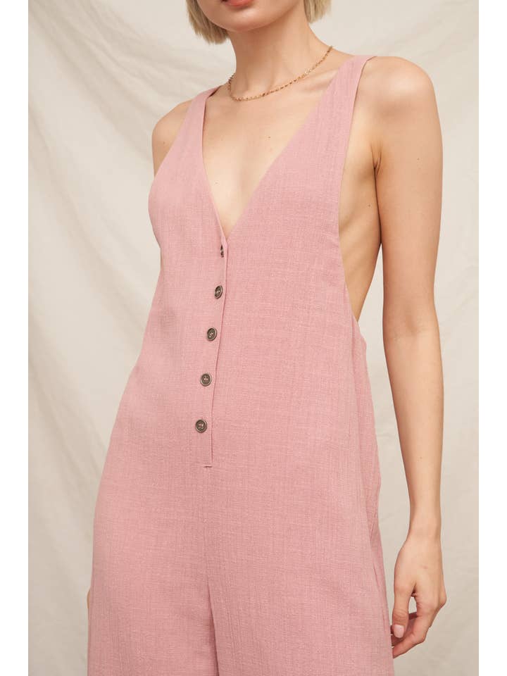 En Crème - Wholesale Jumpsuit - Women's - Sleeveless Jumpsuit6