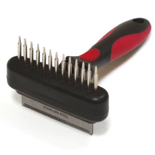 Croci S.p.A. – wholesale Pet brush – Cat/dog – Dog deshedding tool - 2in1 Vanity Rake - Croci
