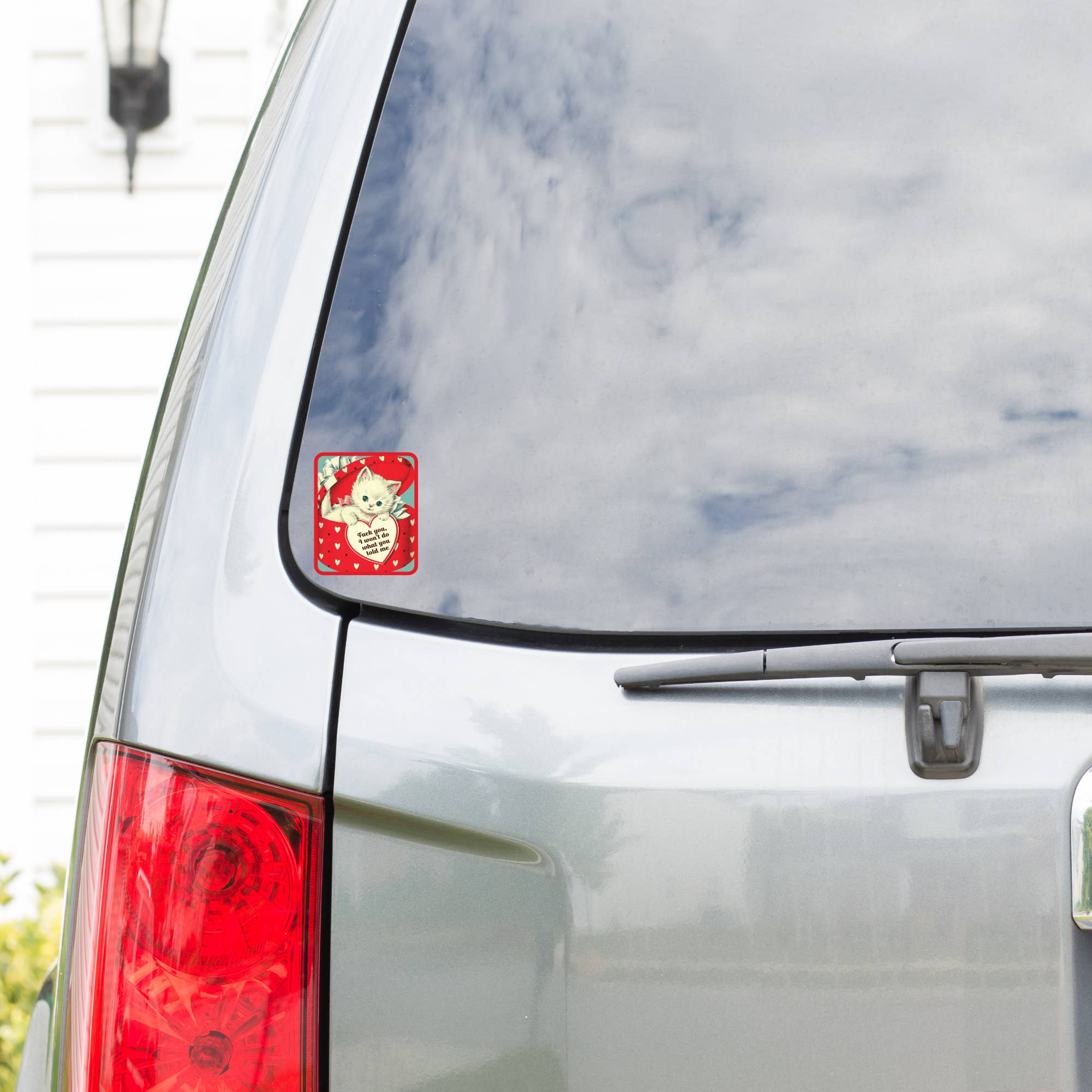 Juju and Moxie - Wholesale Sticker - Fuck You Kitty Cat Swear Funny High Quality Vinyl Sticker3