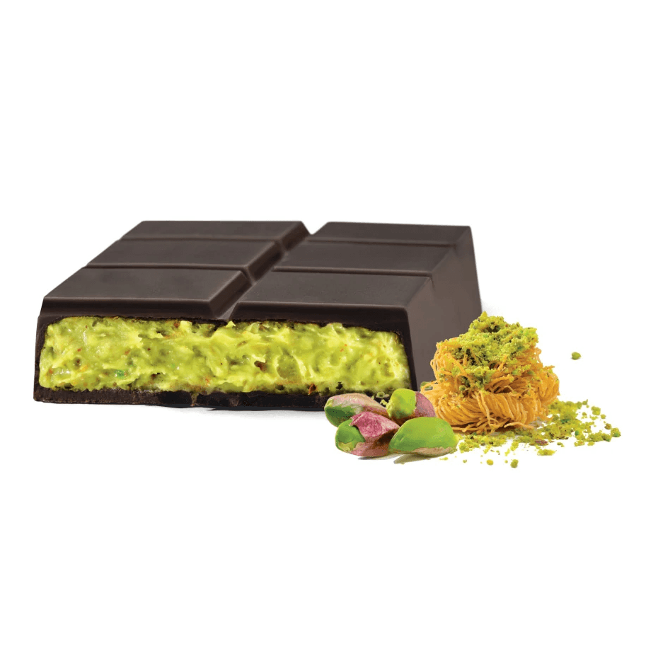 Aladdin - Wholesale Chocolate Bar - Elit Dubai Dark Chocolate Pistachio Cream Kataifi 90g1