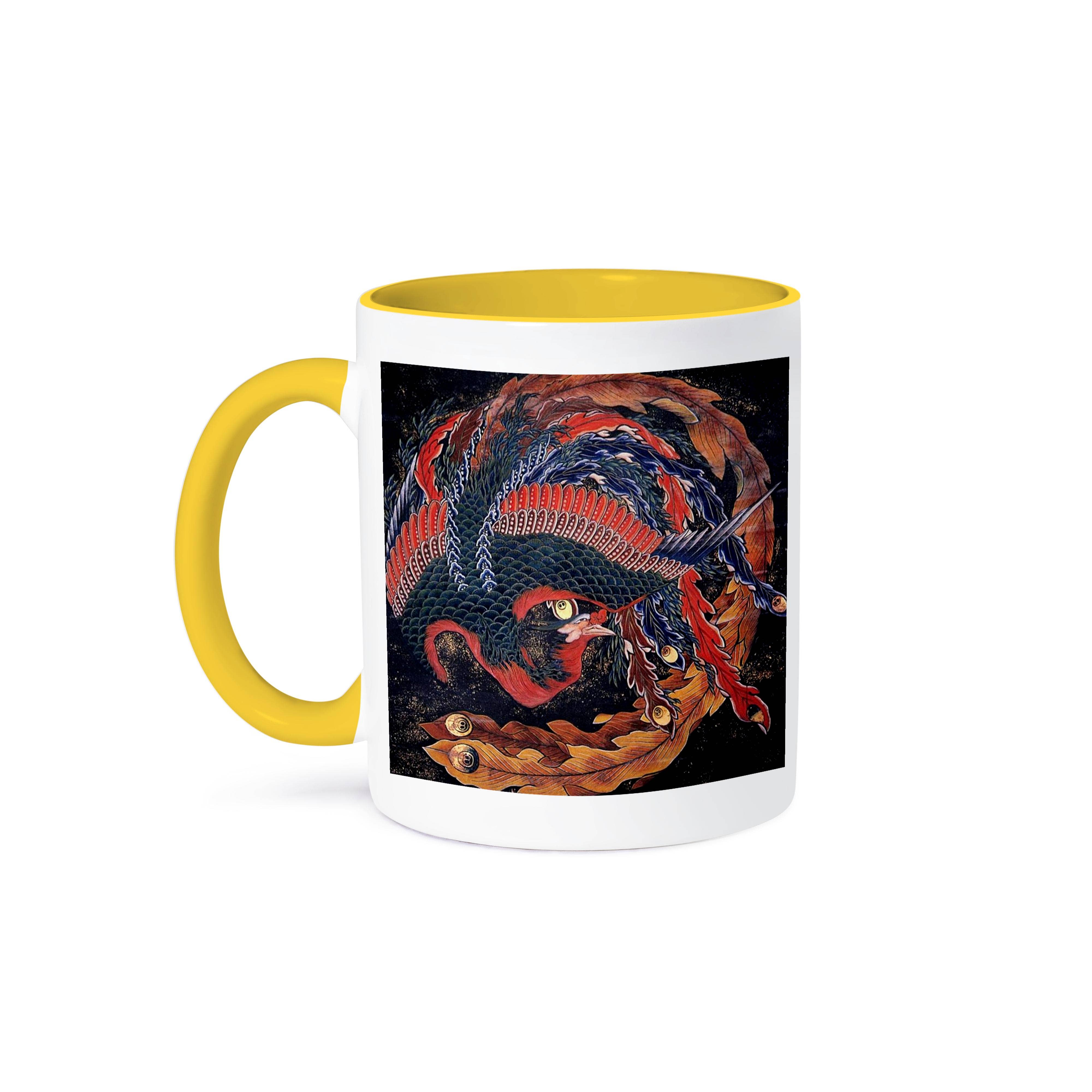 3dRose - Wholesale Coffee Mug - 3dRose, Image of Famous Japanese Hokusai Painting Of The Phoenix, Mug0