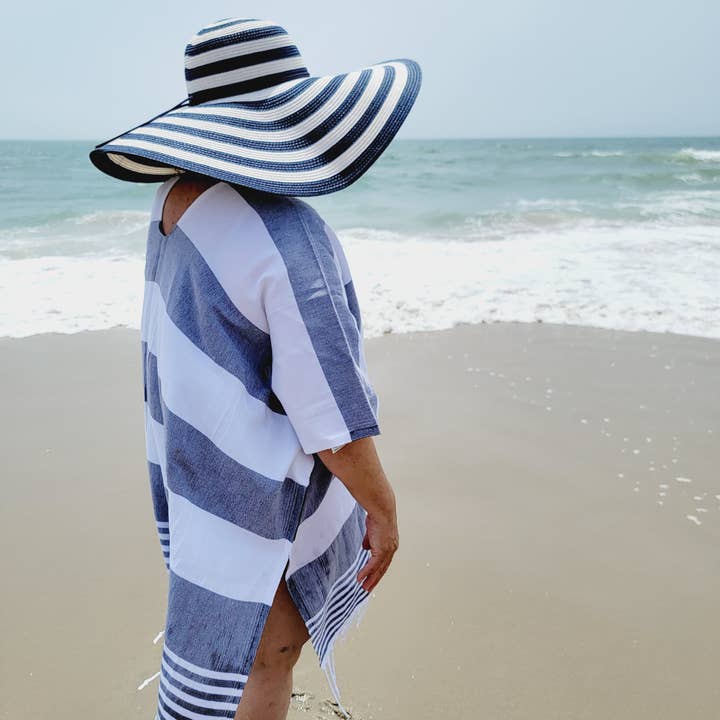 EBRU Home – Engroshandel Strandbadekåbe – Dame – Strandkjole, Stranddække, Håndlavet Lys betræk2