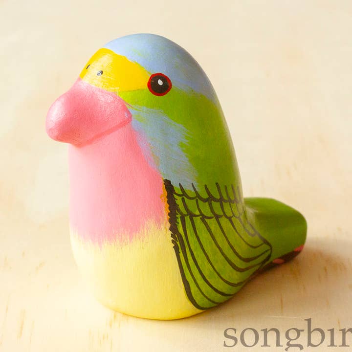 Princess Parrot Paperweight Whistle for wholesale by Songbird