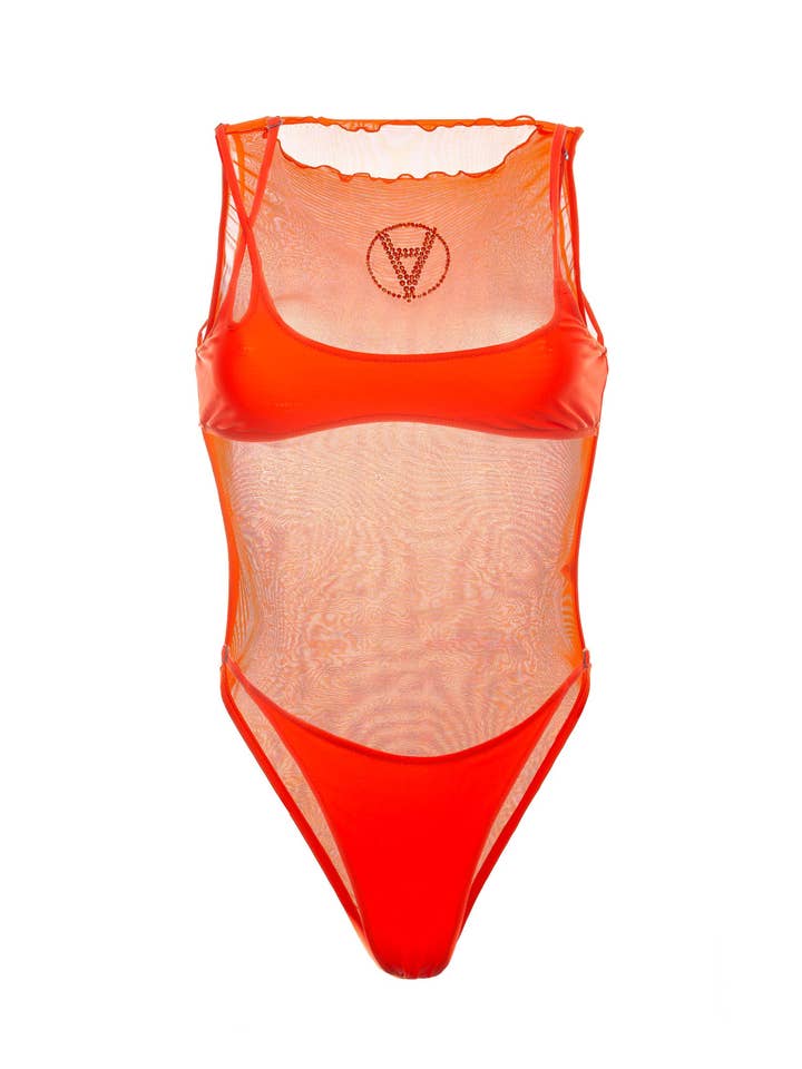 AGUAxTGK STRASS BODY - LARANJA por atacado de The Gold Key