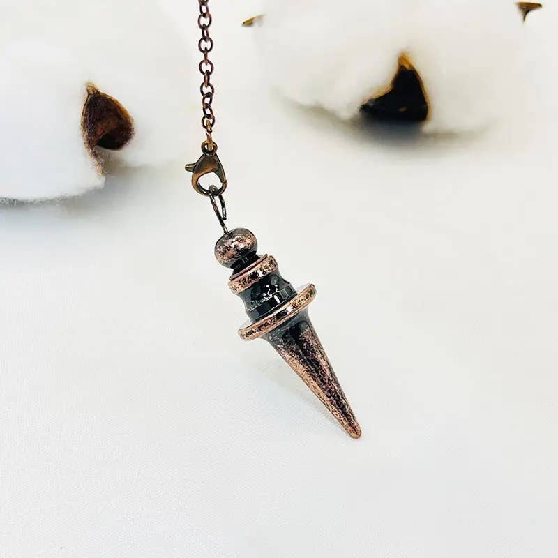 GemMeet - Wholesale Individual Charm/Pendant - Metal Long Tapered Pointed Pendant2