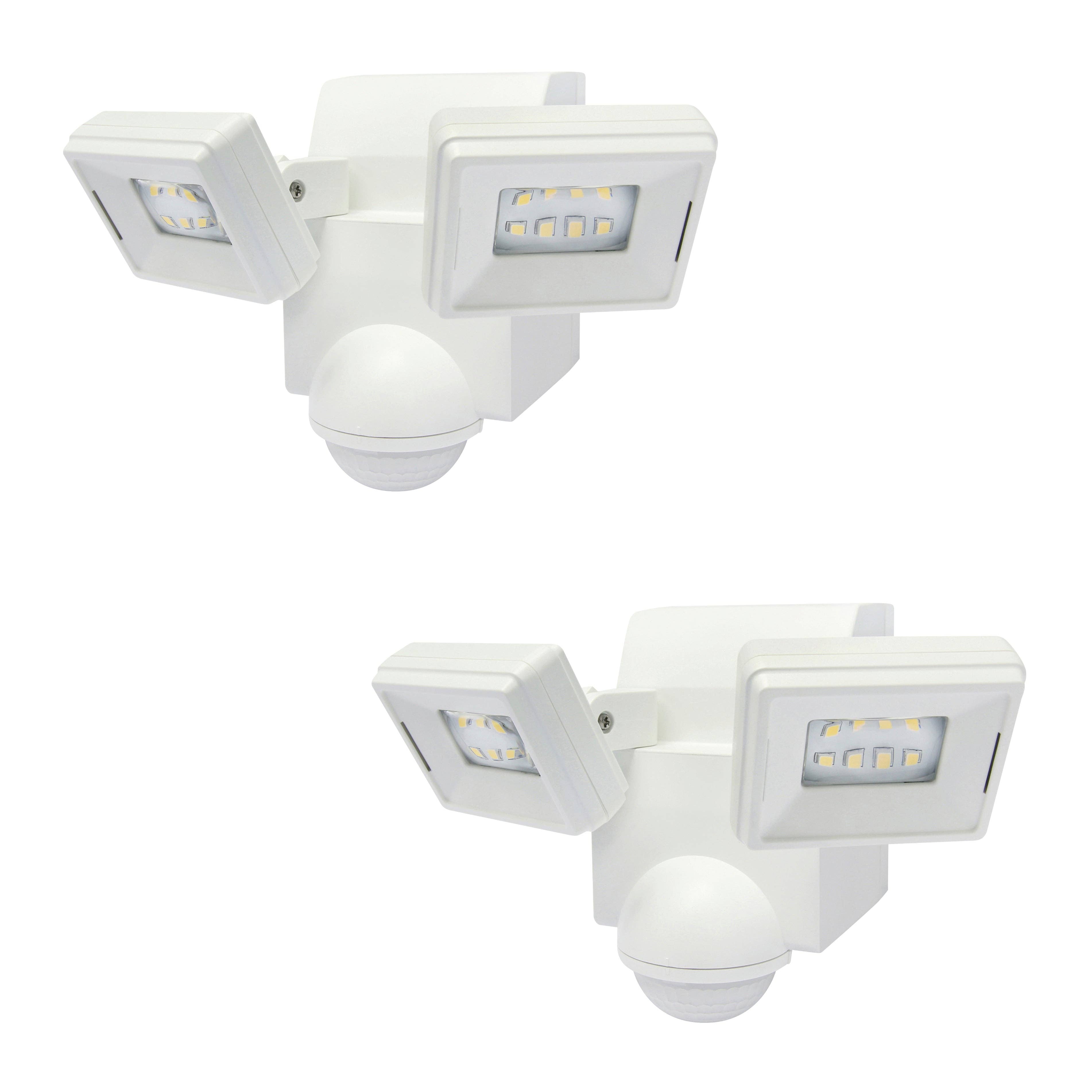 FLI Products - Wholesale Outdoor/Lawn Light - IQ America LED Motion Security Flood Light, Battery-Powered Universal Mount, 700 Lumen Closet Shed Storage Attic Workshop Barbeque Light WH1