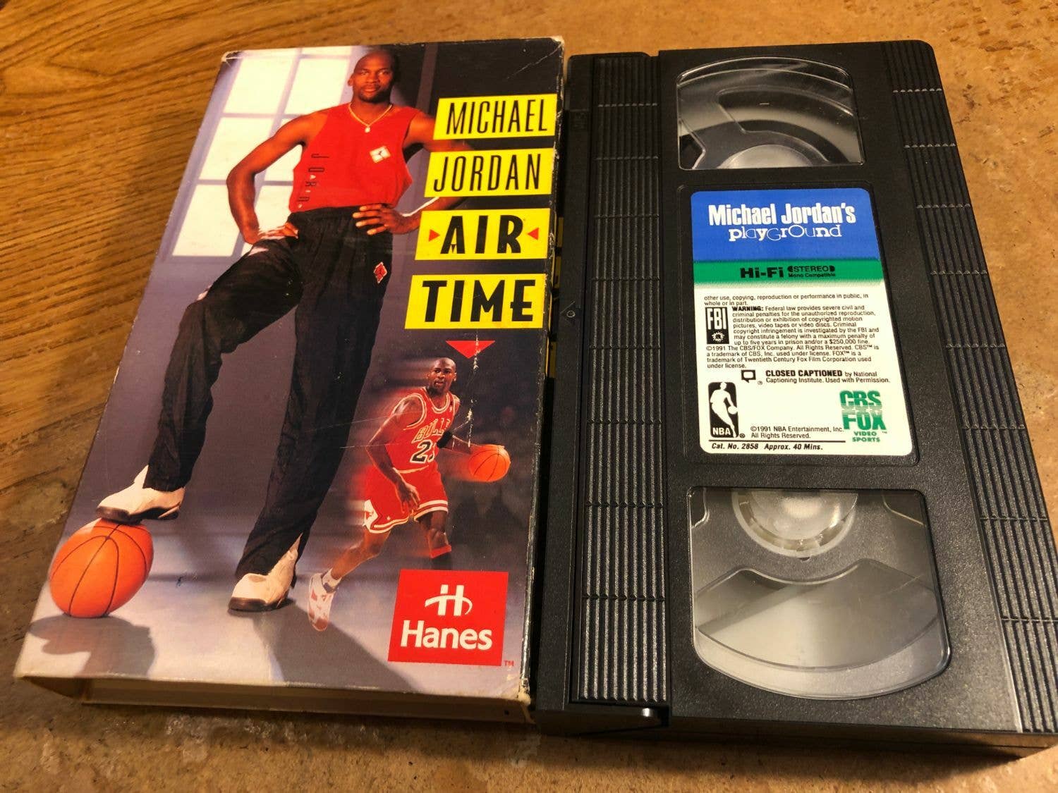 Real Retro - Wholesale Music Accessory - Air Time MICHAEL JORDAN Sealed Movie VHS Tape1