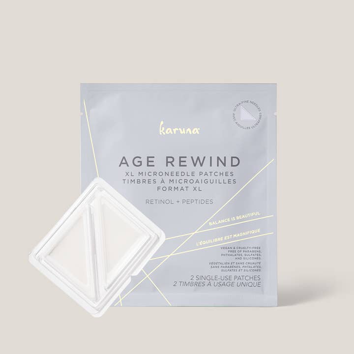 Karuna - Wholesale Acne/Hydrocolloid Patch - Age Rewind XL Microneedle Patches (1 Pair / 2 Patches)3
