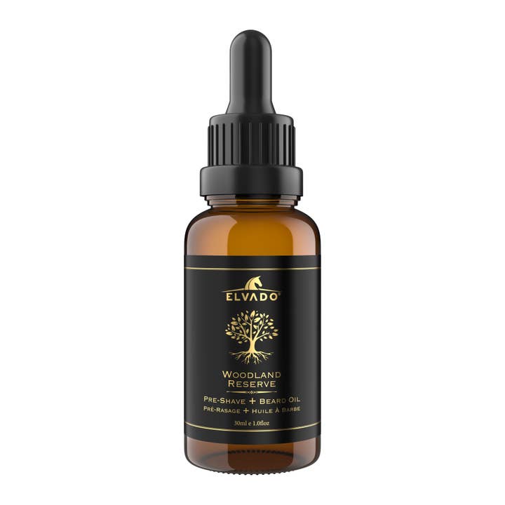 Elvado Woodland Reserve Pre-Shave | Beard Oil for wholesale by Elvado Grooming Co.