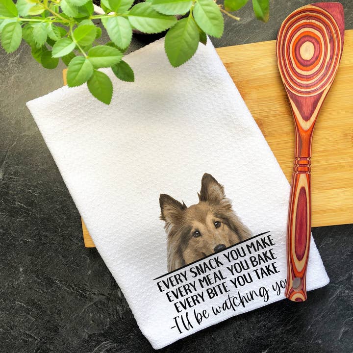 Sheltie Dog Hver snack, du laver køkkenhåndklæde for engroshandel hos Swanky Bazaar