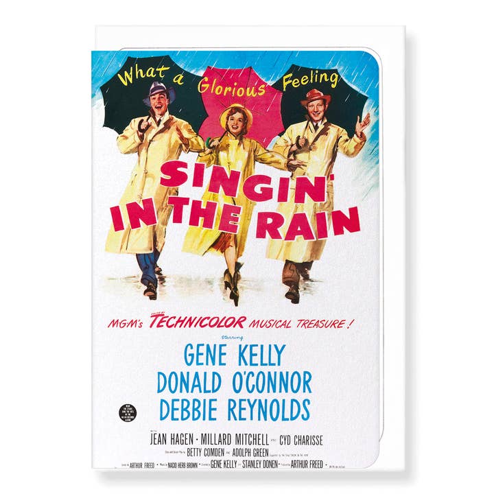 Ezen Trade – wholesale Everyday greeting card – SINGING IN THE RAIN (1952): Vintage Greeting Card