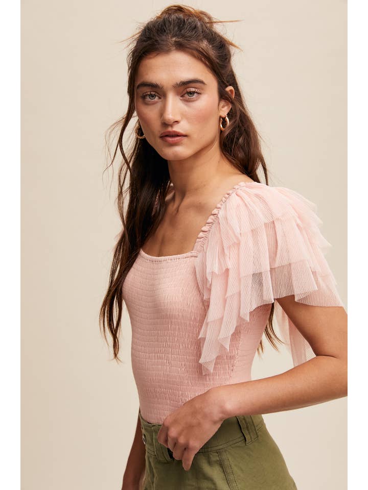 Listicle – Bodysuit - Mulher por atacado – Body Elegância Plissada46