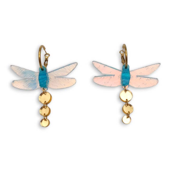 Dragonfly | Earrings for wholesale by Funk Da Queen