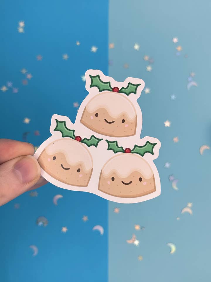 Pudding Pals Single Sticker for wholesale by Poppodopolis