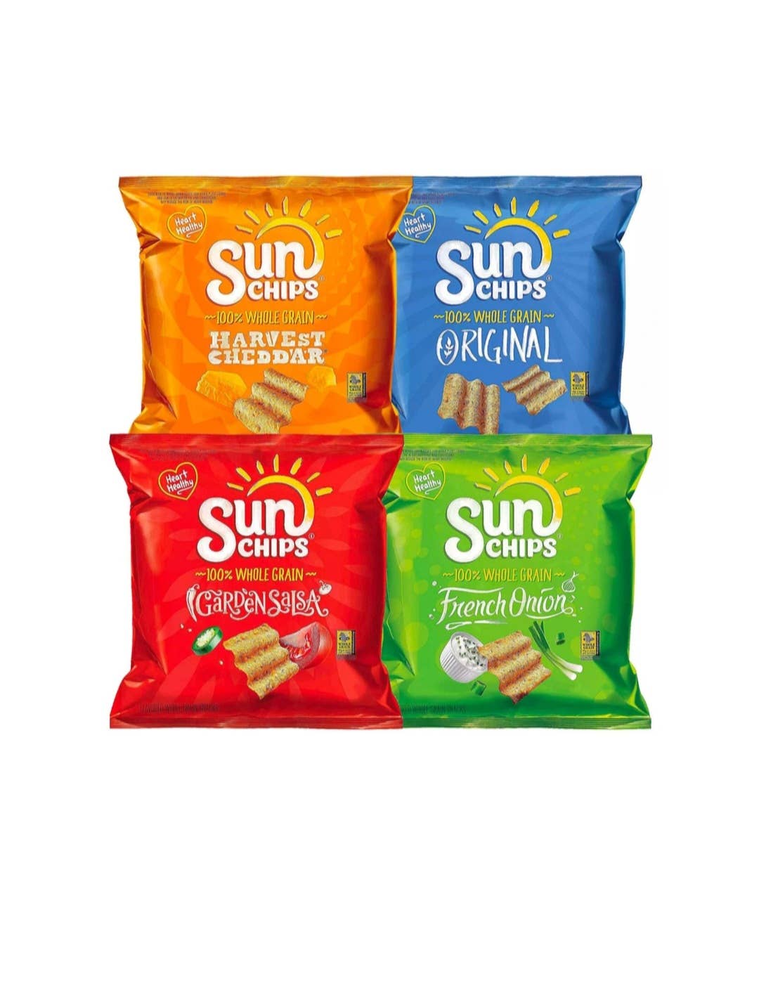 Majestic Wholesale - Wholesale Chips - Sun Chips Whole Grain Variety Pack Chips, 30CT1