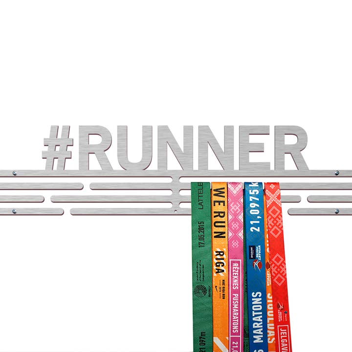 United Medals – wholesale Väggkrok – Medalj hängare #RUNNER - Matt Svart - X-Large1