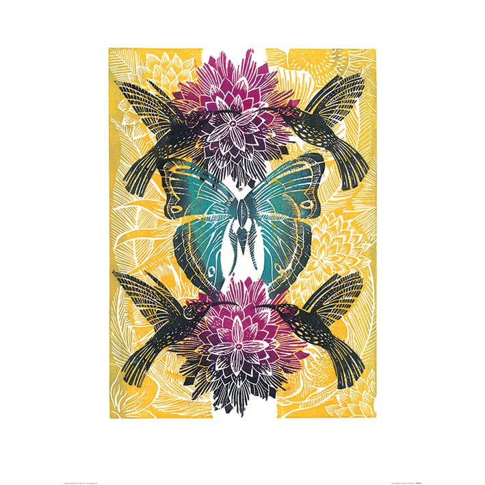 Amanda Colville (Hummingbirds) Art Print for wholesale by The Art Group