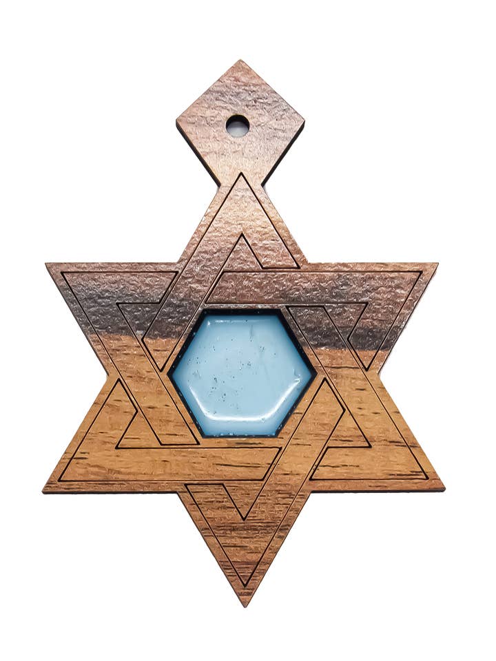 Star of David Ornament for wholesale by Bethlehem Shop