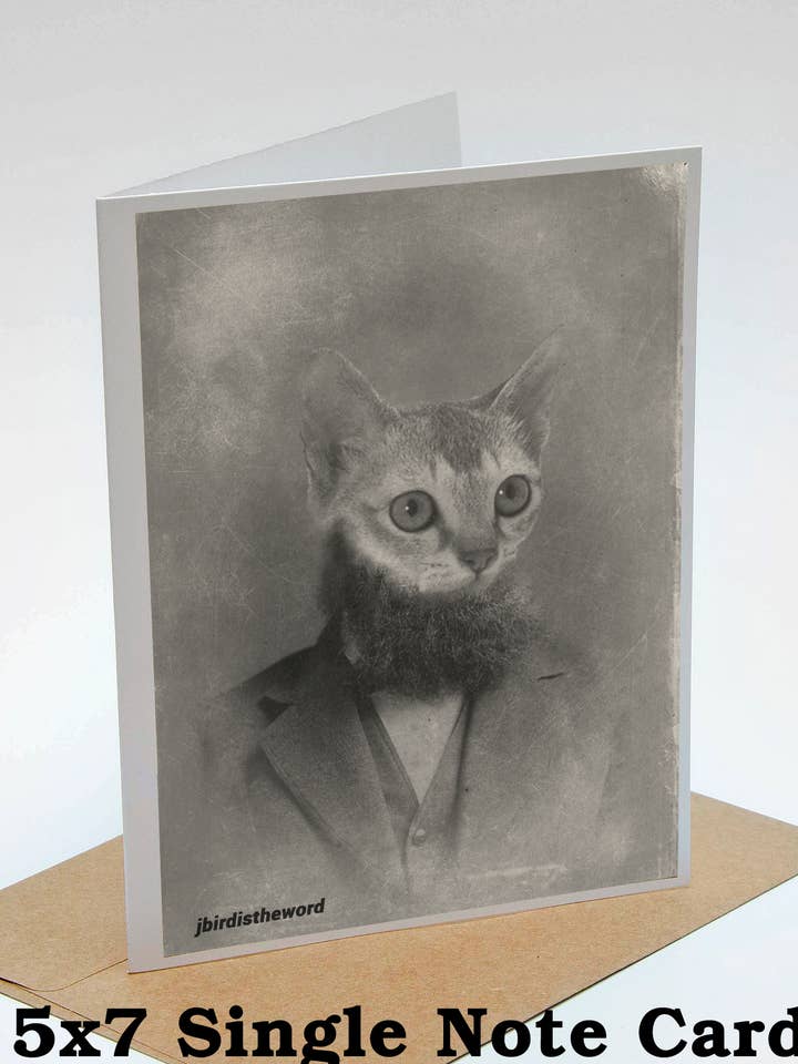 Abrahcat Lincoln Groomsmen Gift Note Card History Teacher for wholesale by The Wild Oddisorium