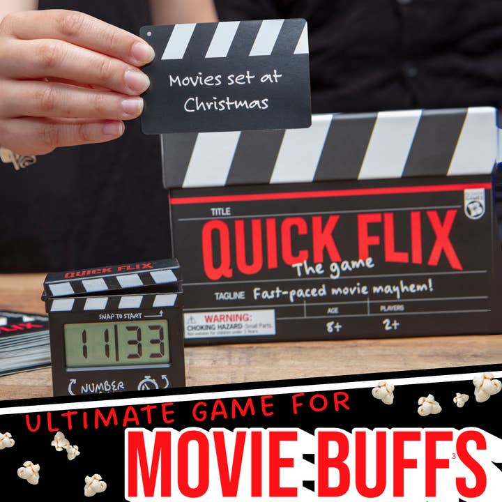 Boxer Gifts EU - Wholesale Board Game - Quick Flix - Movie Trivia Game for Families & Parties1