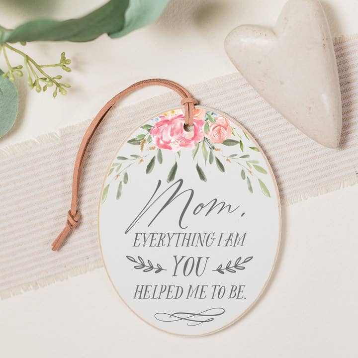 Clairmont & Co - Wholesale Ornament - Mom Gifts, Mother's Day Quotes, Oval Ornament, Wood Ornament