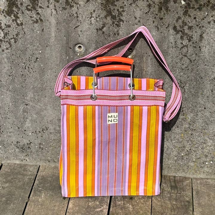 Muno - Wholesale Tote Bag - Women's - Recycled Nylon Tote Bag Citrus Candy
