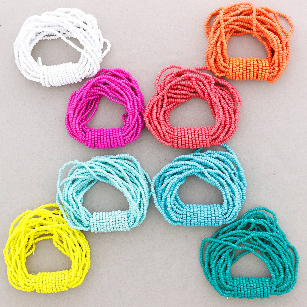 Sonata - Wholesale Beaded Bracelet - Multirow Elastic Bracelet - Beads3