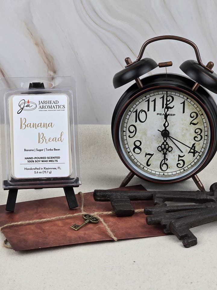 Banana Bread - Soy Wax Melt - Timeless Collection for wholesale by Jarhead Aromatics LLC