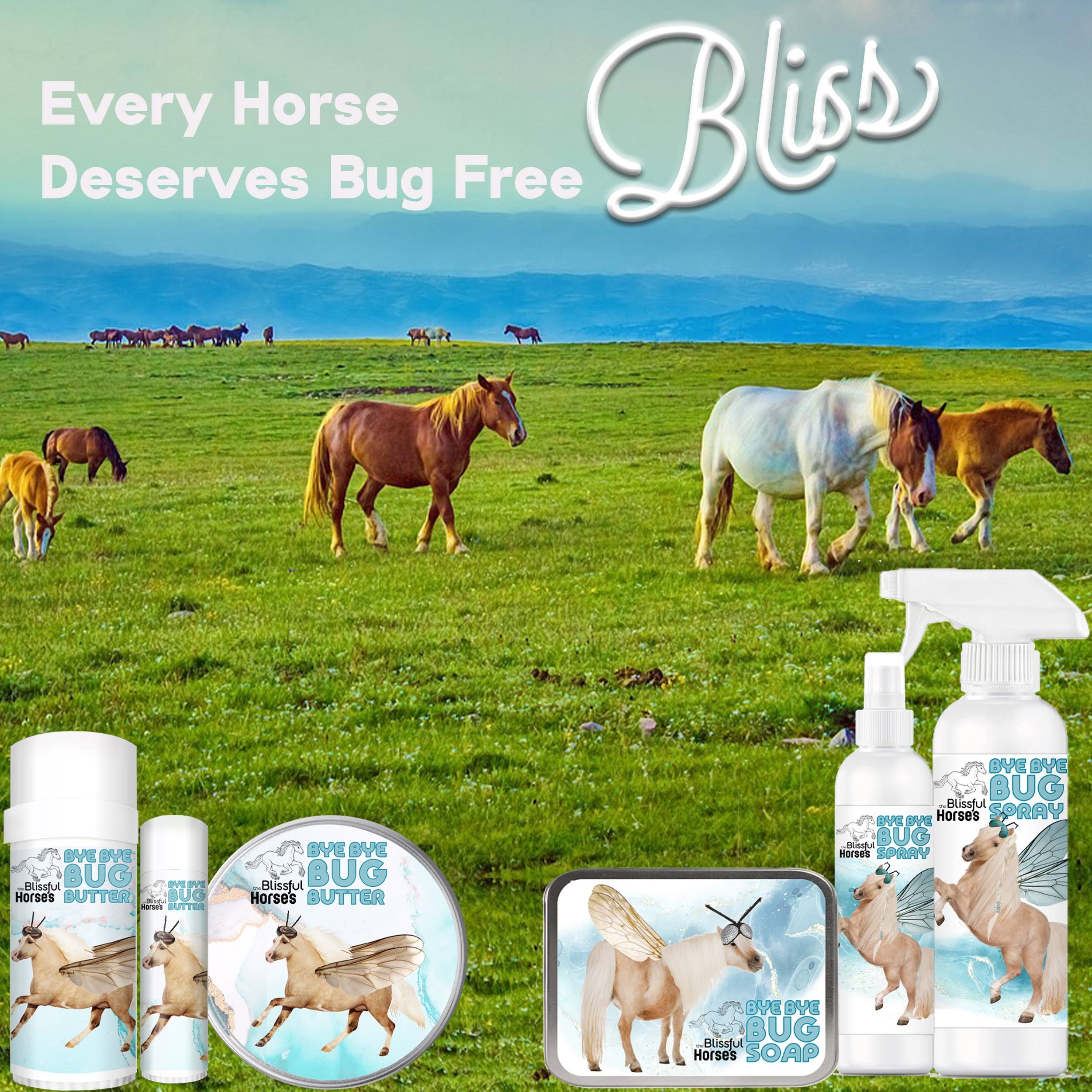 The Blissful Dog – wholesale Husdjursspray - Inte katt/hund – The Blissful Horses Bug Off Butter i burkar och tuber6