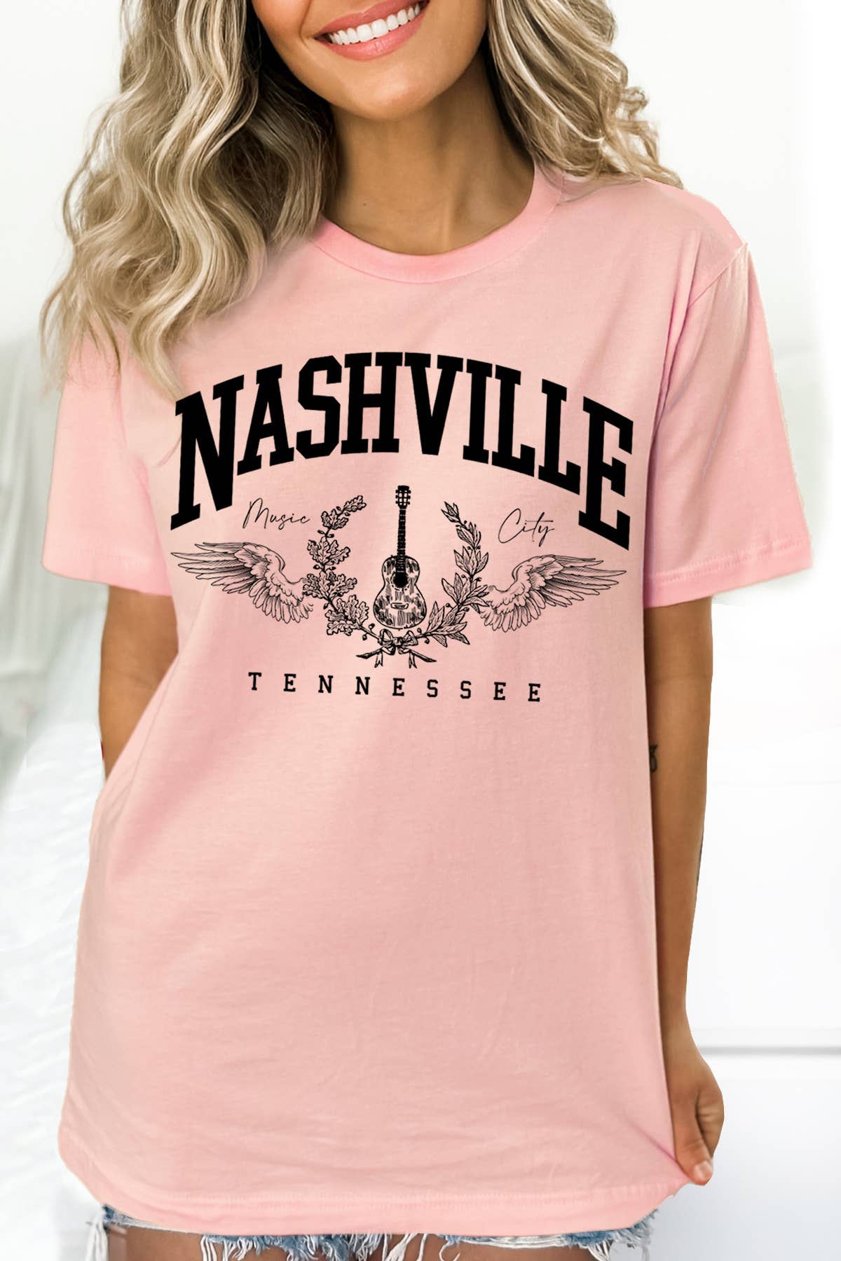 BouTeeQue Closet - Vente T-shirt sérigraphié – femme - BTJL5157 À NASHVILLE4