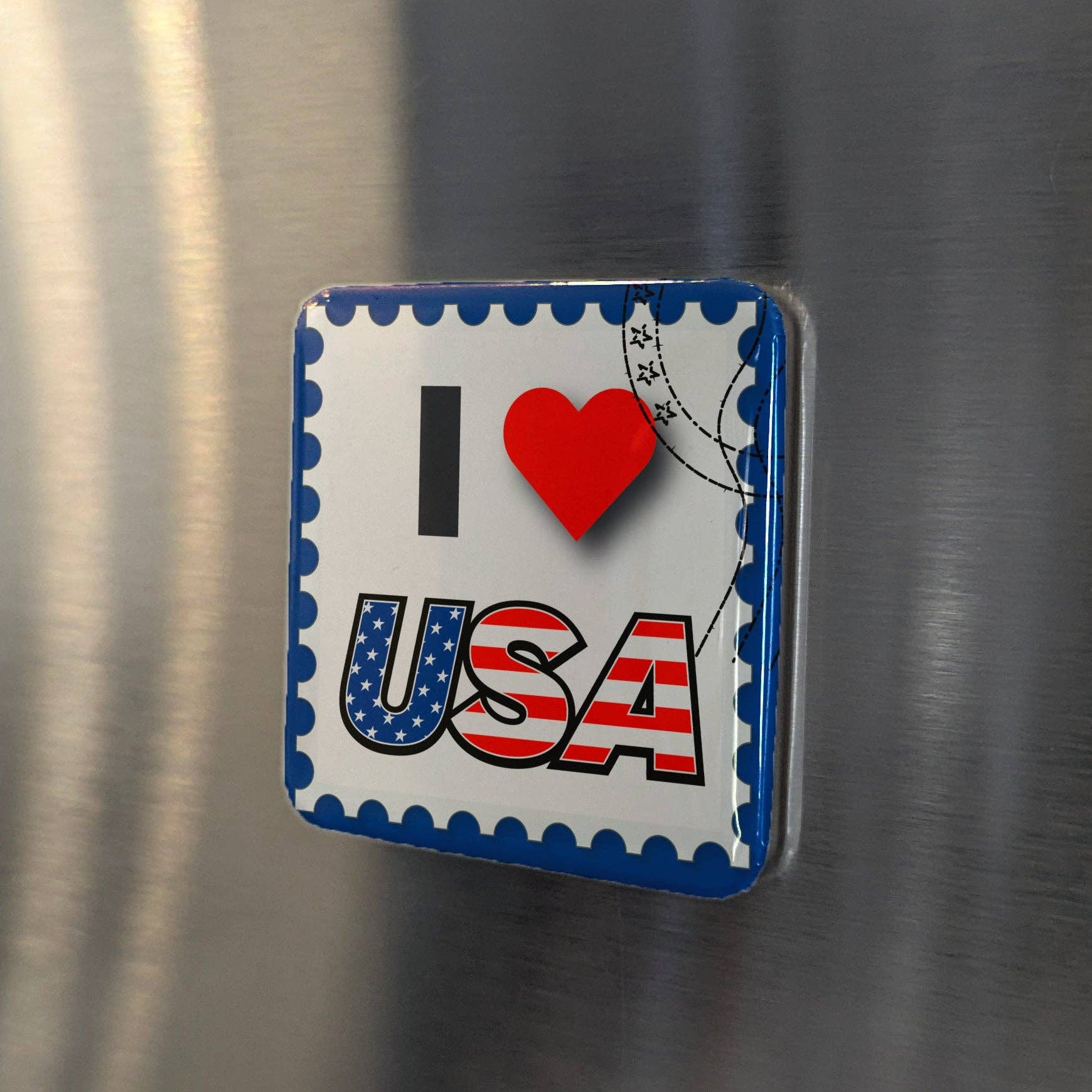 PhiloPerse – Großhandel Magnete – Ich liebe USA Kühlschrankmagnet