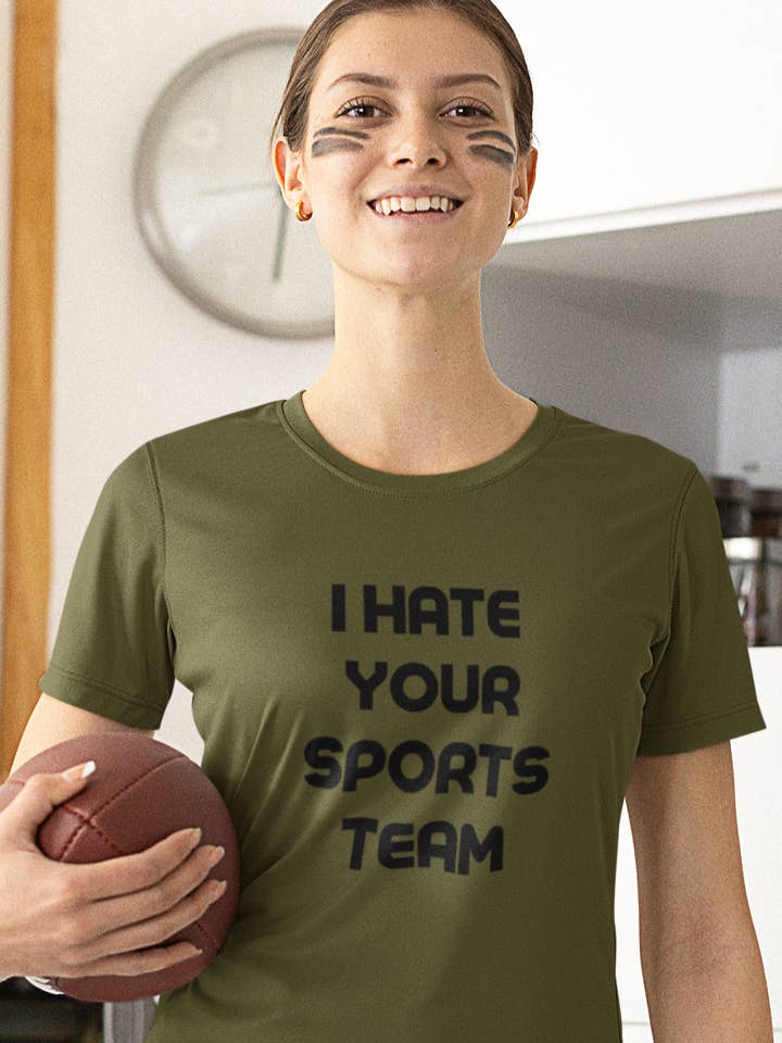 I Hate Your Sports Team - Women's Tee for wholesale by Smart Ass Shirts