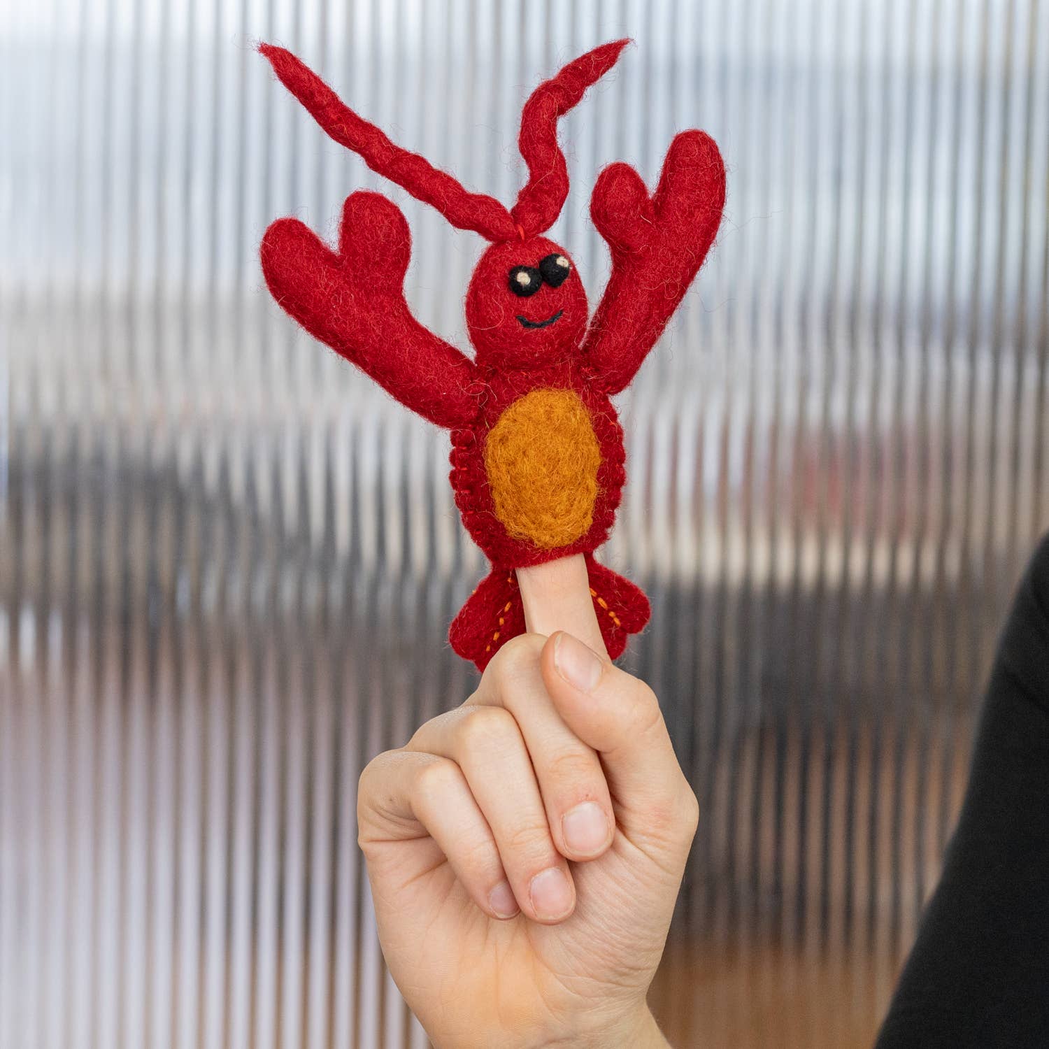 dZi Handmade – wholesale Fingerdocka - Barn och baby – Hummer Vild Ylle2