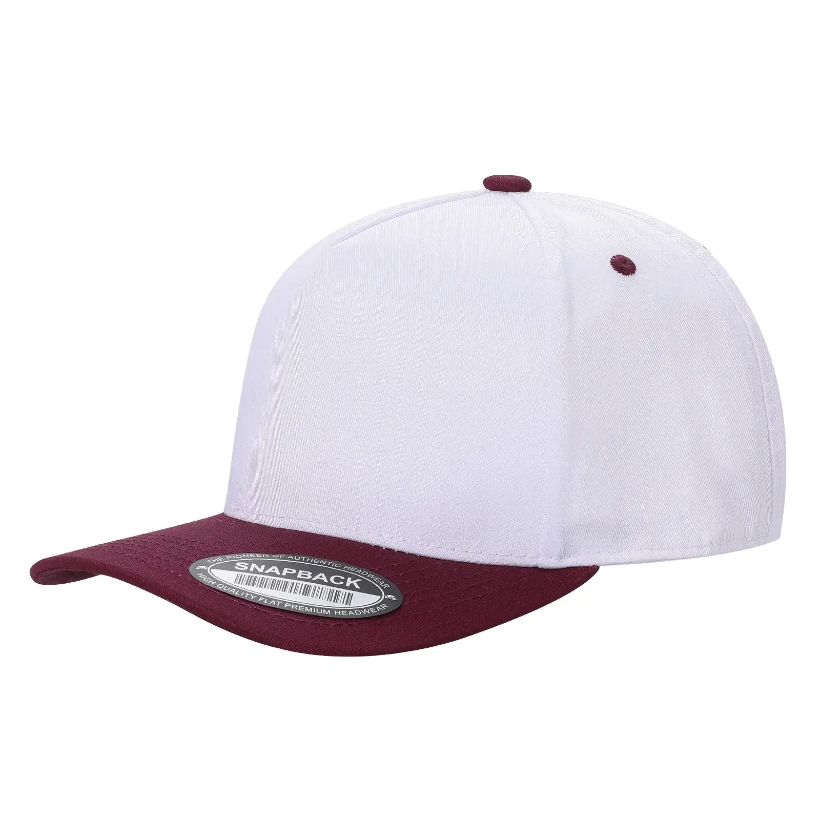 Burzip collection - Wholesale Hat Accessory - Men's - TCAO - 5 Panel Solid with Under Bill colored3