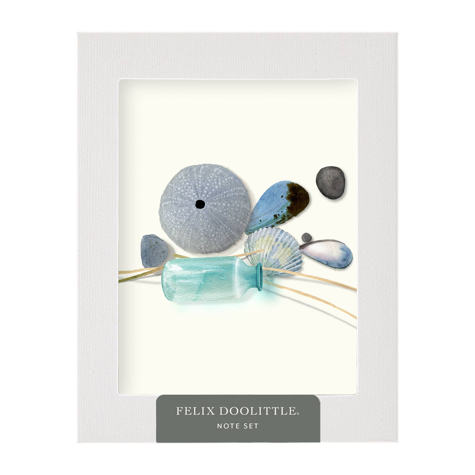 Felix Doolittle - Wholesale Stationery/Notecard Set - Ocean Hue  -- Note Set - Themed cards, boxed1