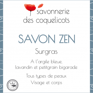 Savonnerie des Coquelicots - Wholesale Bar Soap - Zen soap without packaging2