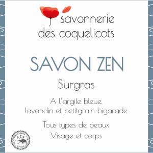 Savonnerie des Coquelicots - Wholesale Bar Soap - Zen soap without packaging2