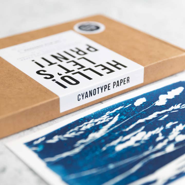 The Wild Darkroom – wholesale DIY craft kit – Cyanotype Printing Paper - A57