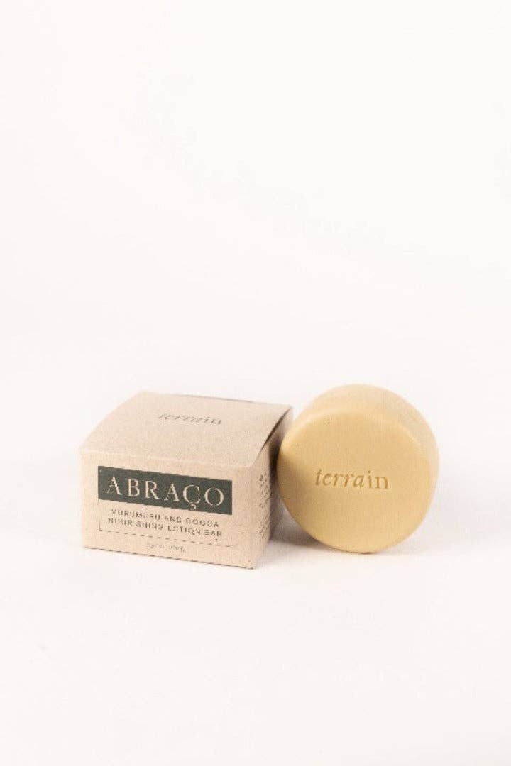 TERRAIN BRAZILIAN BOTANICALS - Wholesale Solid Lotion - ABRAÇO Nourishing Lotion Bar with Murumuru and Cocoa4