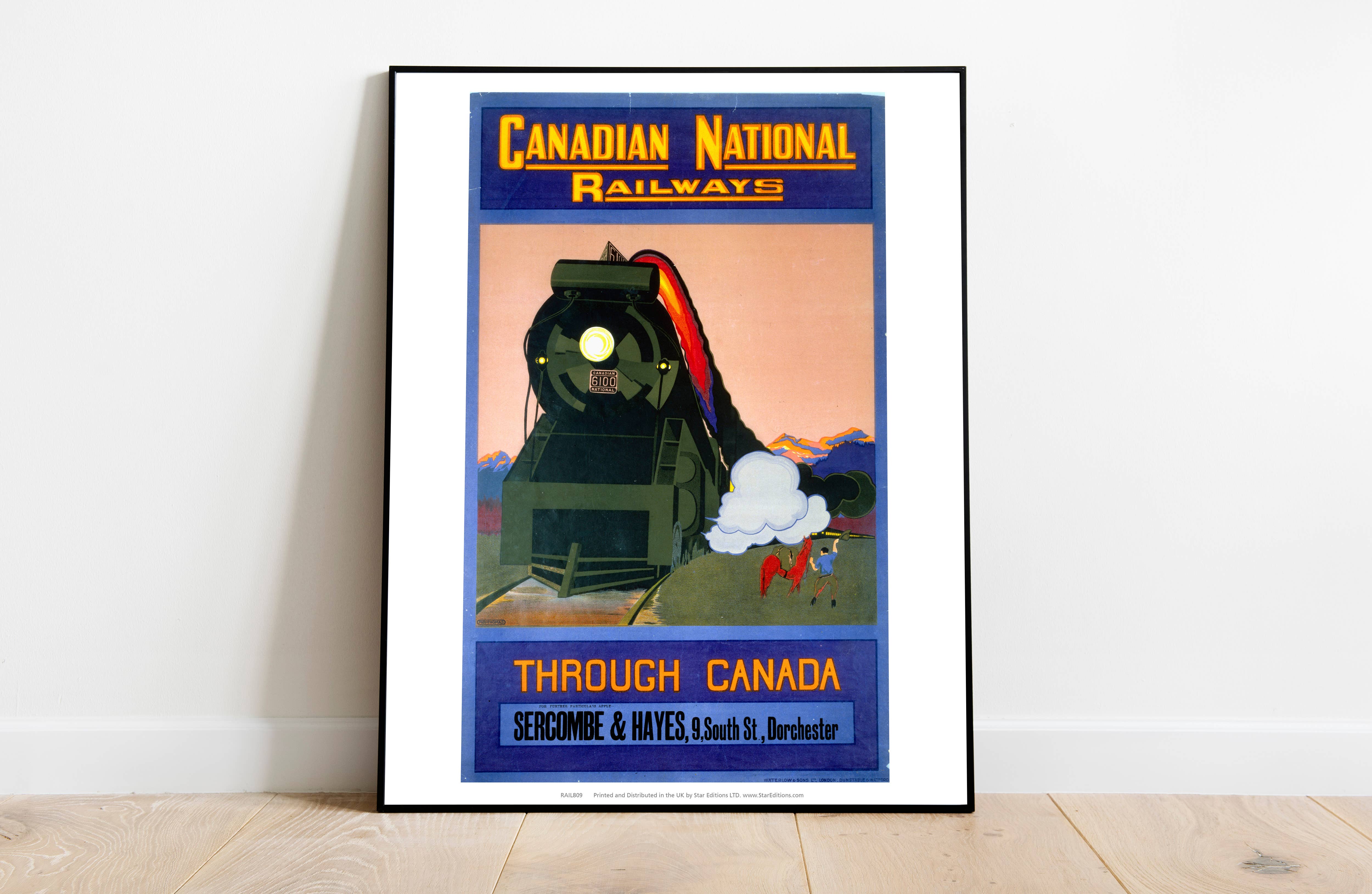 Star Editions – Großhandel Kunstdruck – Canadian National Railways - Durch Kanada - Kunstdruck1