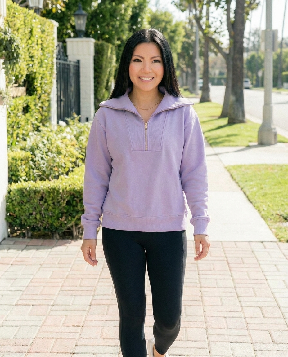 JadyK - Wholesale Sweatshirt - Women's - Spring 2026: Isabella Half Zip Pullover Spring4